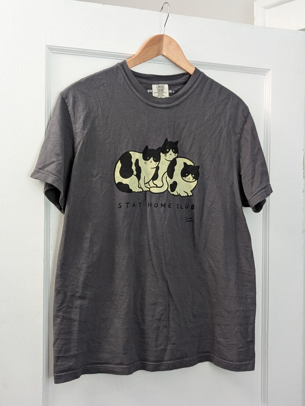 Stay Home Club Tuxedo Cats T-shirt